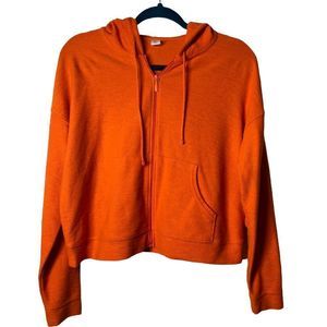 Old Navy Orange Terry Cloth Jacket and Shorts Set